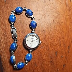 Badavici Sterling And Lapis Watch